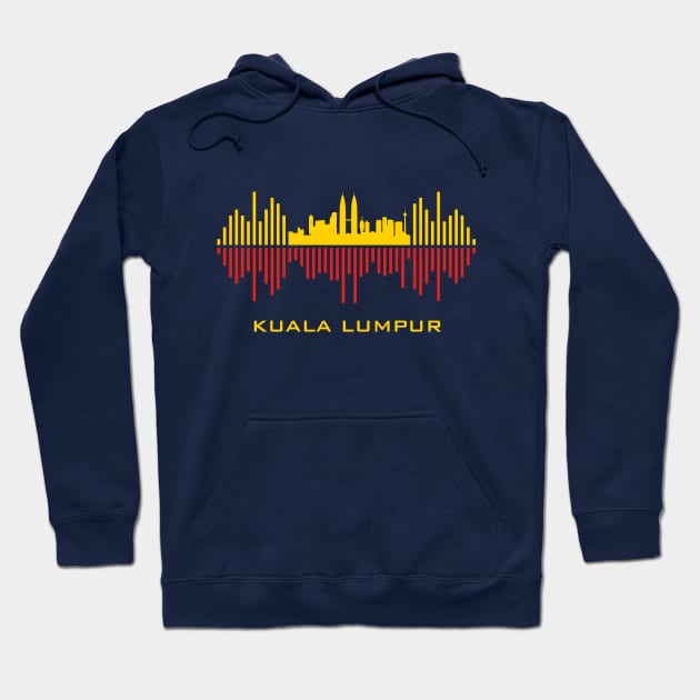 Kuala Lumpur Soundwave Hoodie by blackcheetah